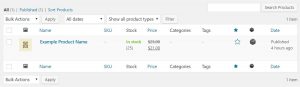 configure woocommerce products